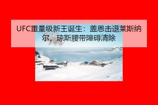 UFC重量级新王诞生：盖恩击退莱斯纳尔，琼斯腰带障碍清除